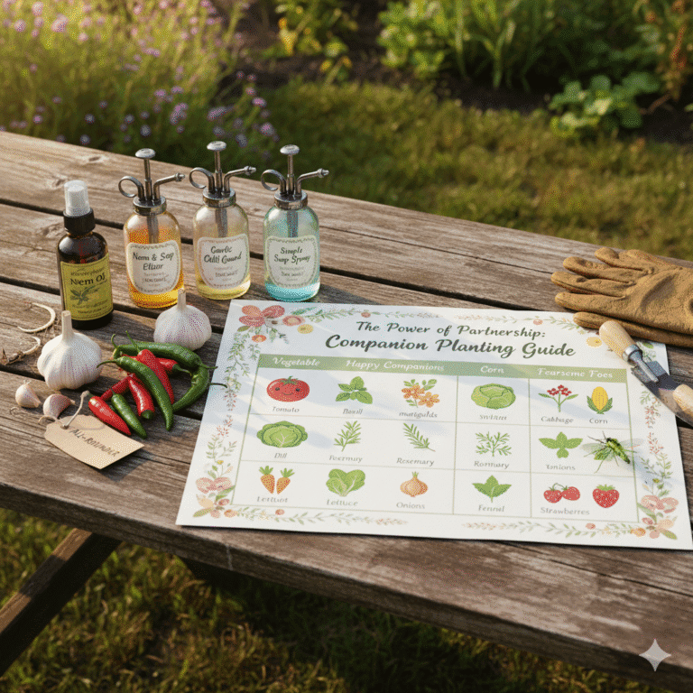 Natural Pest Control for Your Garden: Homemade Sprays and Companion Planting Guide