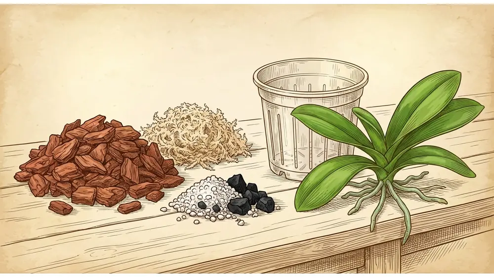 potting mixture for orchids